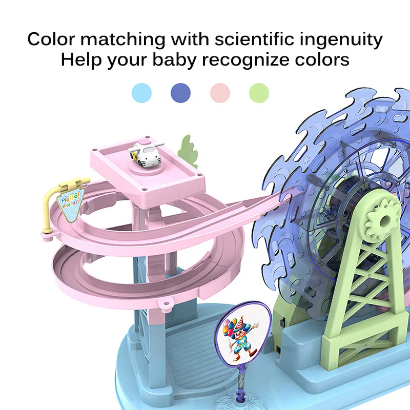 Children'S Ferris Wheel Toys Electric Track Slide Toys Amusement Park Ferris Wheel Car Adventure Toys With Sound And Light Gift
Children'S Ferris Wheel Toys Electric Track Slide Toys Amusement Park Ferris Wheel Car Adventure Toys With Sound And Light Gift