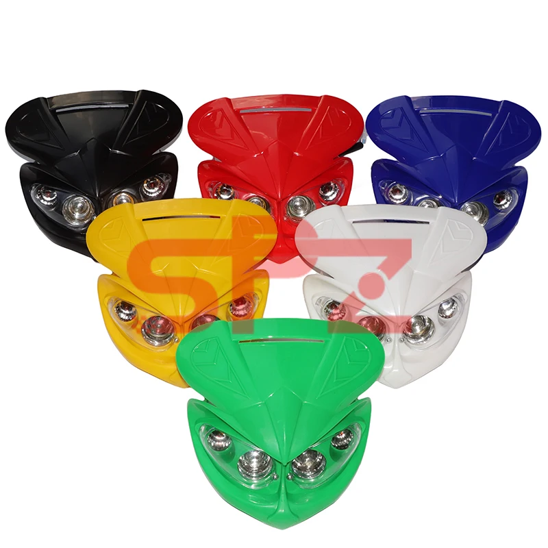 Off-road motorcycle modified accessories suitable for flying eagle Apollo small high game four-eyes grimace LED headlights
Off-road motorcycle modified accessories suitable for flying eagle Apollo small high game four-eyes grimace LED headlights