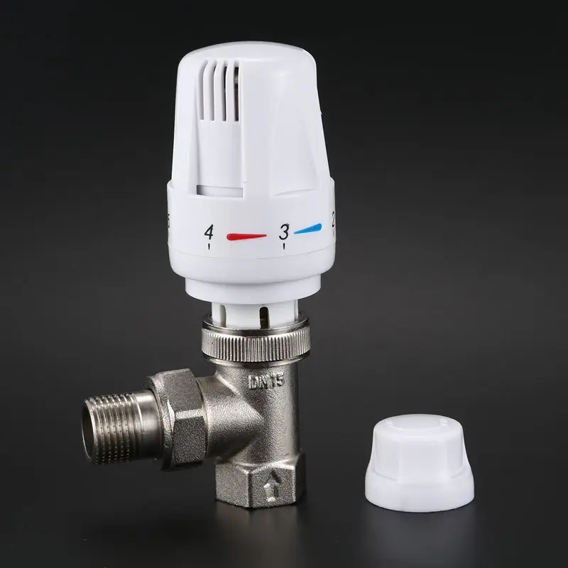 DN15 automatic temperature control valve angle floor heating and heating special valve
DN15 automatic temperature control valve angle floor heating and heating special valve