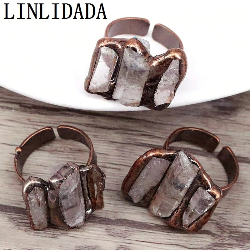5 шт. модные белые кварцевые бусины бронзовые винтажные кольца Бохо ювелирные изделия женские регулируемые кольца на палец из натурального ...
5 шт. модные белые кварцевые бусины бронзовые винтажные кольца Бохо ювелирные изделия женские регулируемые кольца на палец из натурального ...