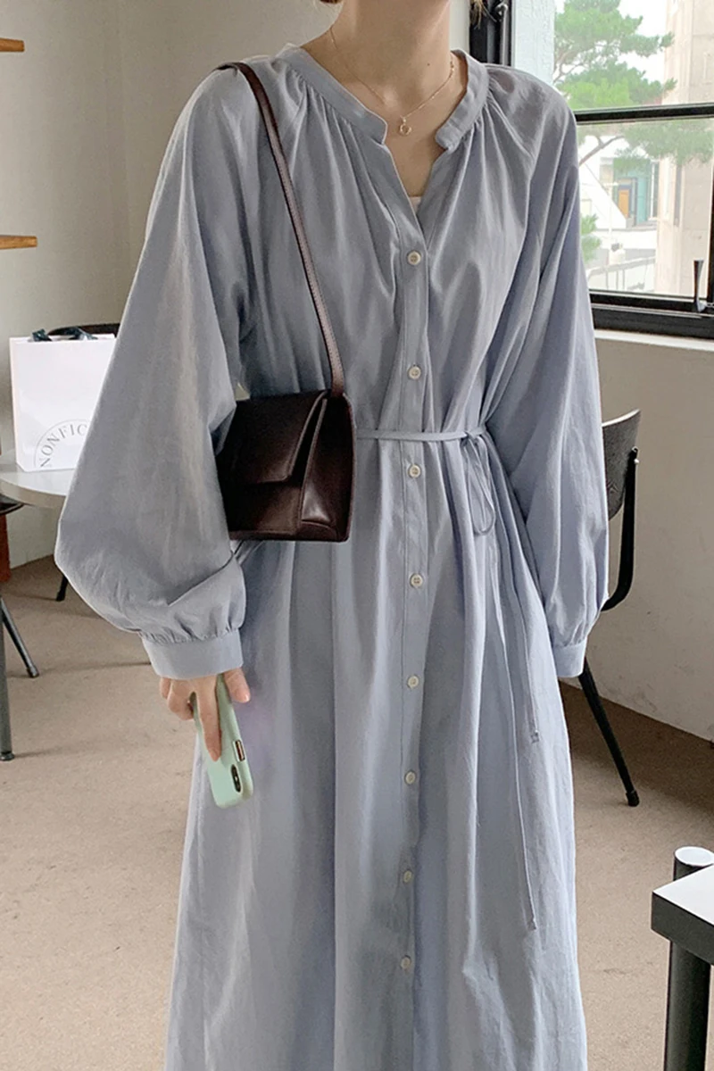 Dresses for Women Summer Korean Chic Autumn Versatile Simple Lantern Sleeve Long Slimming Long Sleeve Dress Women Dresses
Dresses for Women Summer Korean Chic Autumn Versatile Simple Lantern Sleeve Long Slimming Long Sleeve Dress Women Dresses