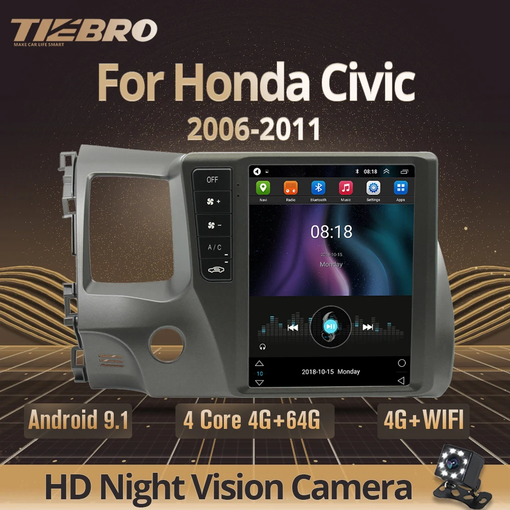 Автомагнитола 2DIN на Android 2006 для Honda Civic LHD 2011-, Автомобильный мультимедийный плеер с экраном в стиле Tesla, навигацией, GPS, Bluetooth-плеером
Автомагнитола 2DIN на Android 2006 для Honda Civic LHD 2011-, Автомобильный мультимедийный плеер с экраном в стиле Tesla, навигацией, GPS, Bluetooth-плеером