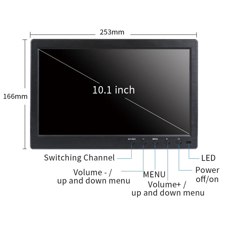 13.3" 1366x768 portable HD monitor pc LCD TV Display with HDMI VGA USB AV BNC 12/10.1 inch gaming monitor 
13.3" 1366x768 portable HD monitor pc LCD TV Display with HDMI VGA USB AV BNC 12/10.1 inch gaming monitor