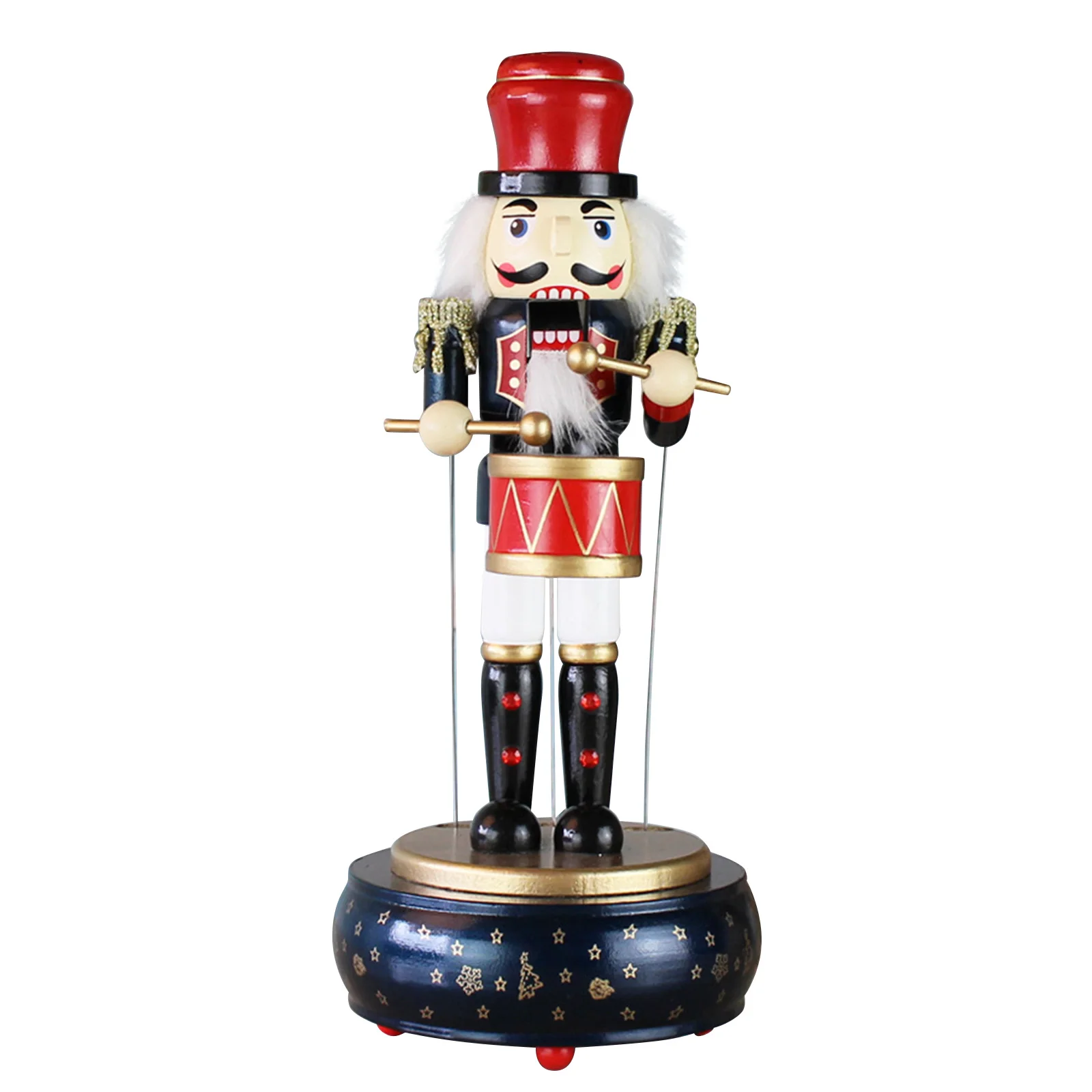 Animated Musical Nutcracker Shape with Drum Music Box Handicrafts Home Desktop Decoration Drop Shipping
Animated Musical Nutcracker Shape with Drum Music Box Handicrafts Home Desktop Decoration Drop Shipping