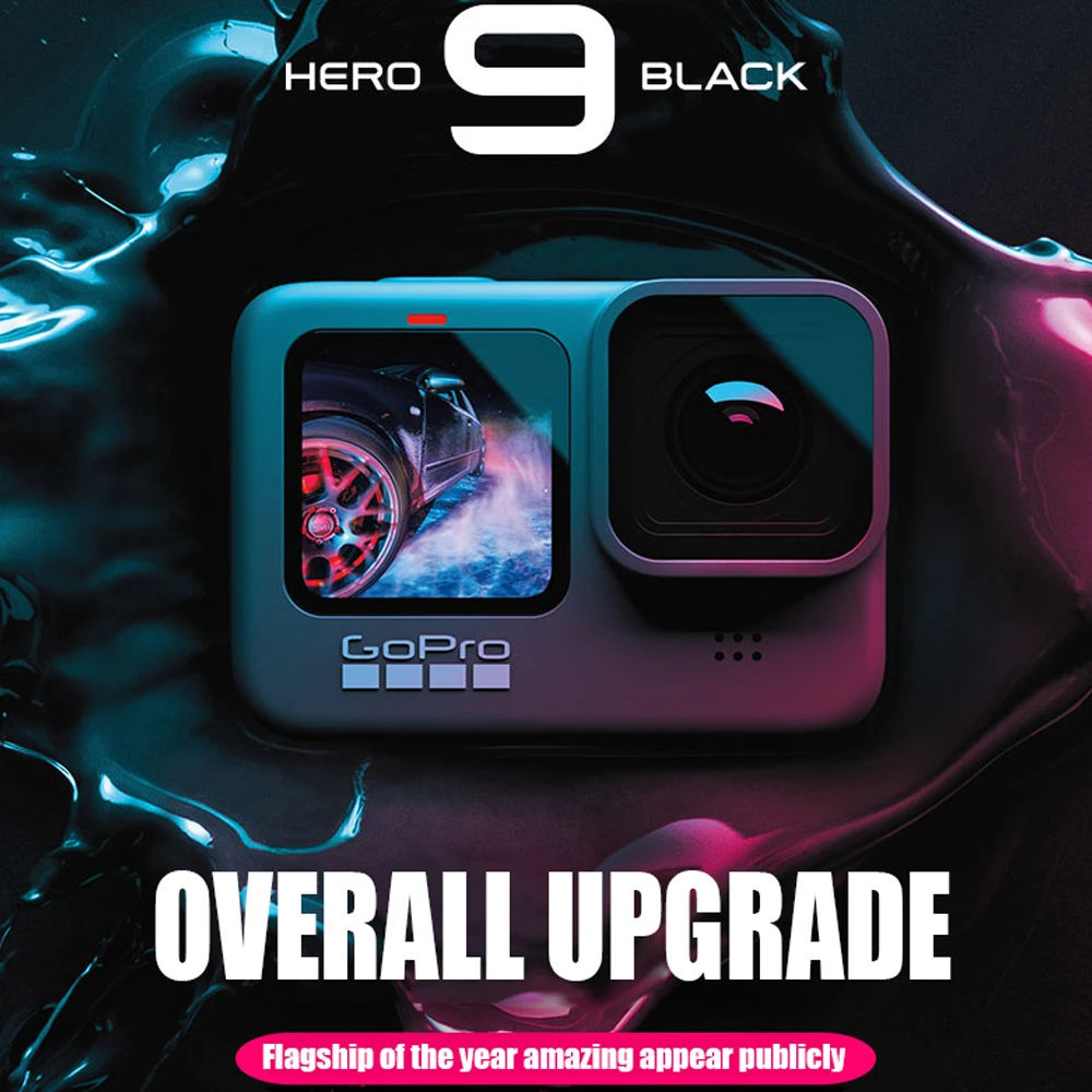 GoPro HERO 9 Black Waterproof Action Camera Touch Screens 5K Ultra HD Video 20MP Photos 1080p Live Streaming Sport Stabilization
GoPro HERO 9 Black Waterproof Action Camera Touch Screens 5K Ultra HD Video 20MP Photos 1080p Live Streaming Sport Stabilization