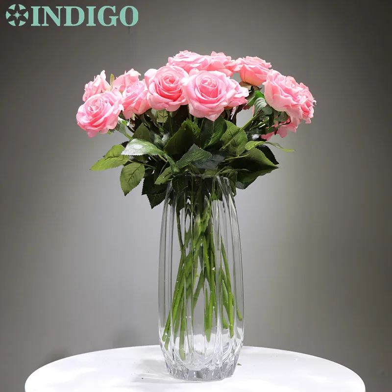 INDIGO - 21pcs/Lot Latex Coating Pink Rose Real Touch Rose Artificial Flower Wedding Flower Party Event Free Shipping
INDIGO - 21pcs/Lot Latex Coating Pink Rose Real Touch Rose Artificial Flower Wedding Flower Party Event Free Shipping