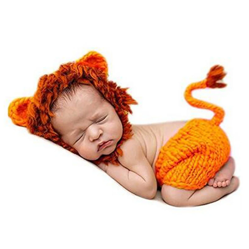 Newborn Baby Crochet Knit Costume Infant Photography Prop Girls Boys Outfits Fotografia Clothes Studio Photoshoot Accessori Lion
Newborn Baby Crochet Knit Costume Infant Photography Prop Girls Boys Outfits Fotografia Clothes Studio Photoshoot Accessori Lion