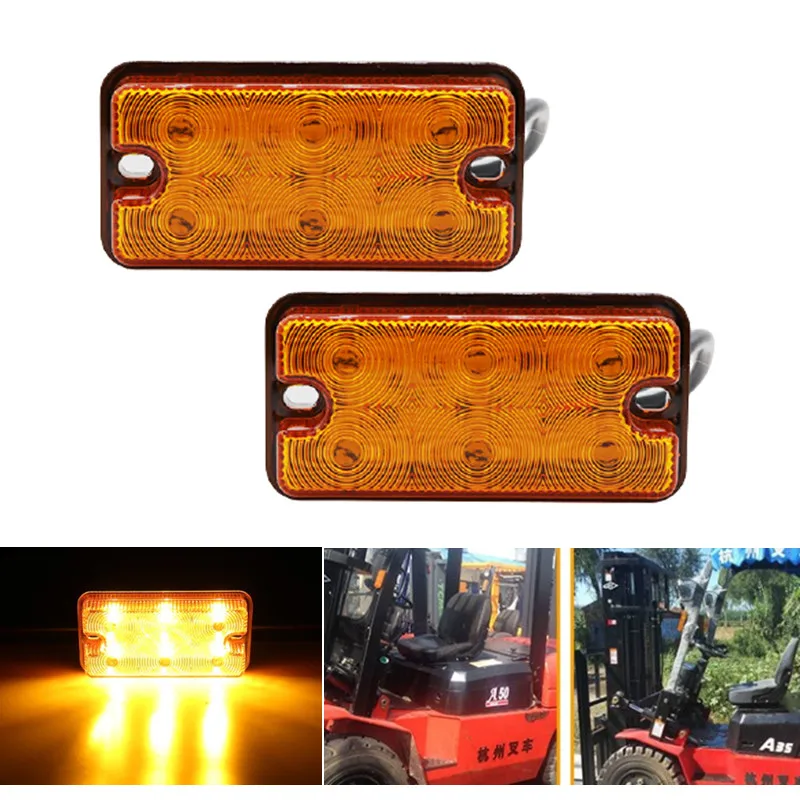 2Pcs Forklift Front Turn Signal Light 12V - 80V LED Tail Lamp Vehicle Truck Trailer Side Light Amber Forklift Lamp
2Pcs Forklift Front Turn Signal Light 12V - 80V LED Tail Lamp Vehicle Truck Trailer Side Light Amber Forklift Lamp