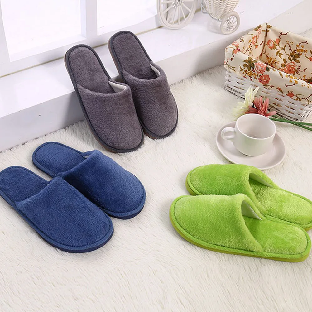 Women Men Indoor Slippers Warm Plush Couple Home Slipper Anti-Slip Autumn Winter Shoes Candy Color House Floor Slides Slippers
Women Men Indoor Slippers Warm Plush Couple Home Slipper Anti-Slip Autumn Winter Shoes Candy Color House Floor Slides Slippers
