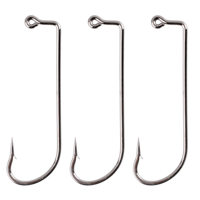 100pcs Offset Jig Hook Size 2#-5/0# High Carbon Steel Jig Hooks Fishing Hook Single Hooks Catfish
100pcs Offset Jig Hook Size 2#-5/0# High Carbon Steel Jig Hooks Fishing Hook Single Hooks Catfish