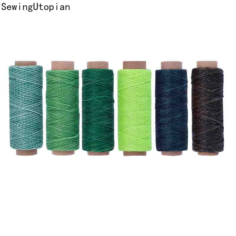 Прочная вощеная нить DIY из полиэстера 150D 12/30/50 м веревка шнур для кожи ручное