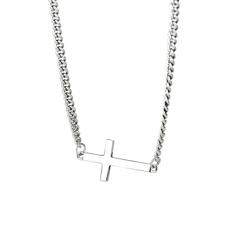 925 Sterling Silver Vintage Cross Necklace For Women Rock Hip Hop Style Chain On Neck Female Student Gift Jewelry
925 Sterling Silver Vintage Cross Necklace For Women Rock Hip Hop Style Chain On Neck Female Student Gift Jewelry