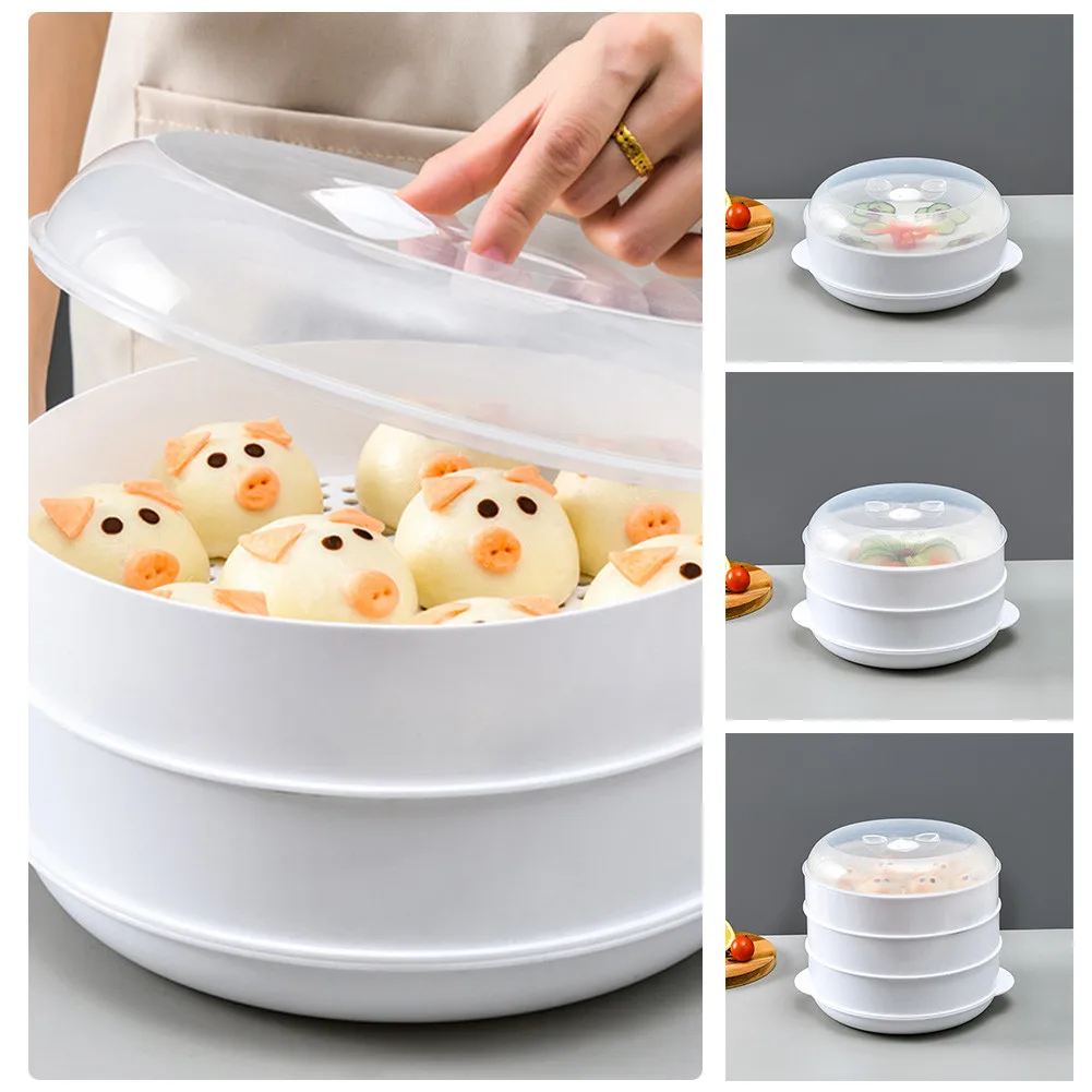 Microwave Oven Special Steamer Steam Box Hot Steamed Buns Heating Container Steamed Rice Multi-purpose Drain Basket Storage
Microwave Oven Special Steamer Steam Box Hot Steamed Buns Heating Container Steamed Rice Multi-purpose Drain Basket Storage