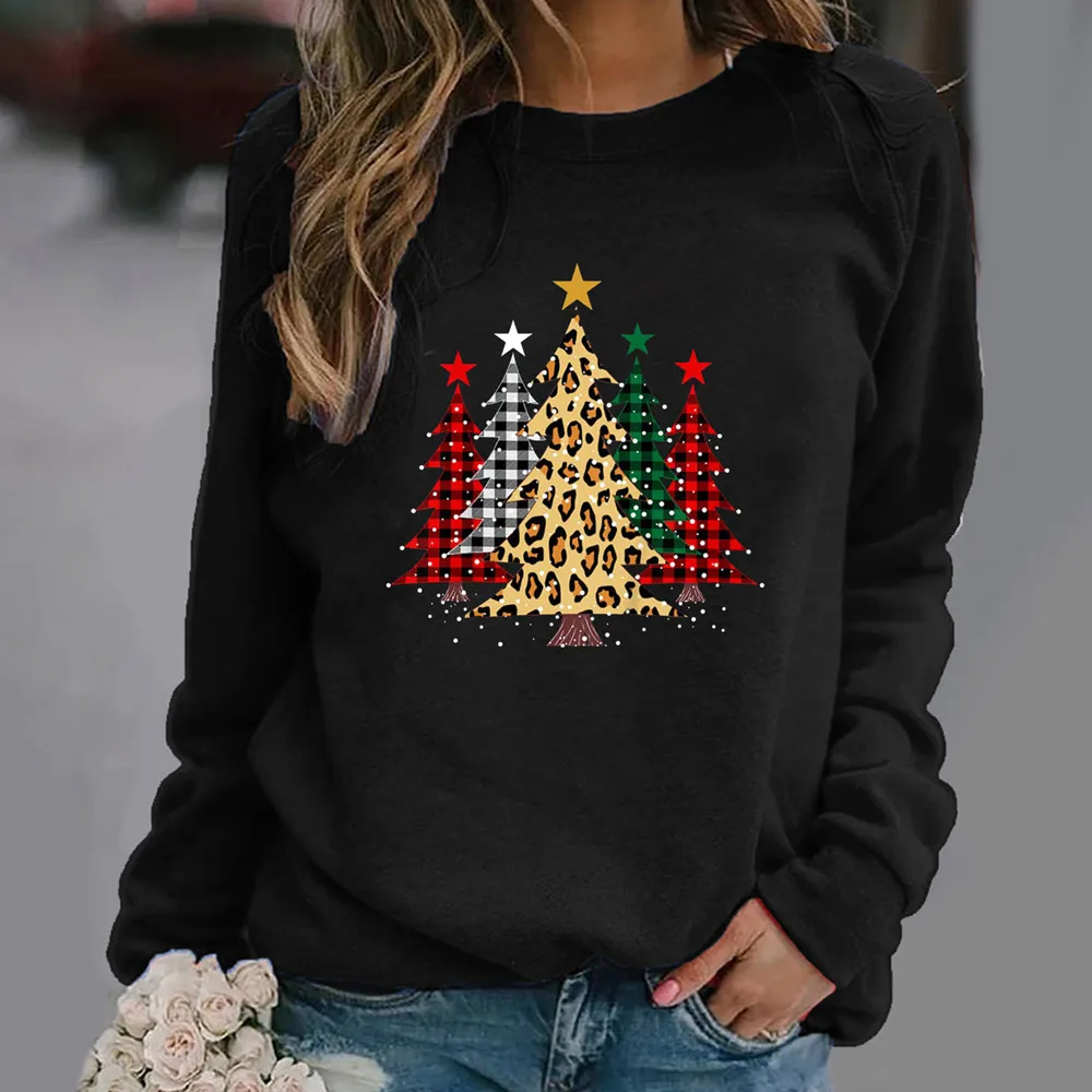 2021 Autumn spring Christmas Letter Print shirt Top Casual Long Sleeve Women's T-Shirt Loose Round Neck Pullover Woman Tshirts
2021 Autumn spring Christmas Letter Print shirt Top Casual Long Sleeve Women's T-Shirt Loose Round Neck Pullover Woman Tshirts