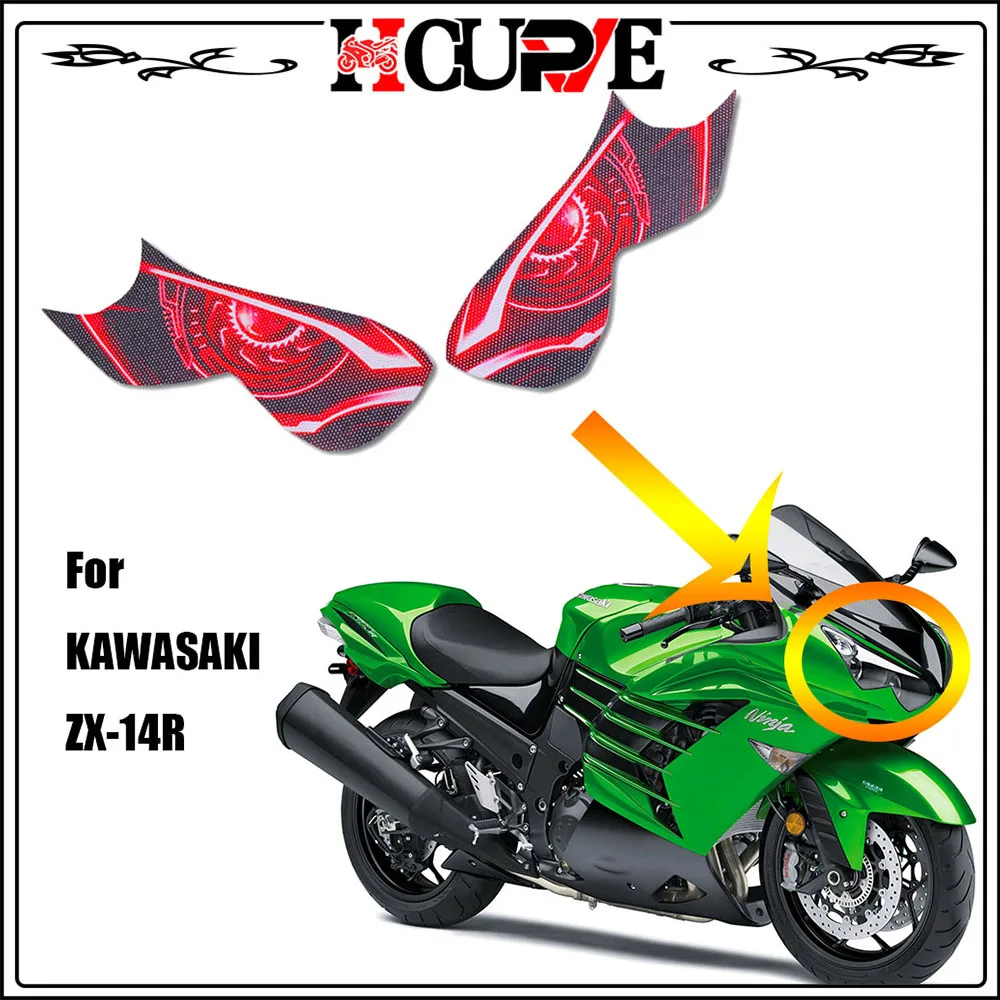 For KAWASAKI ZX-14R ZX14R ZX 14R 2014-2016 Motorcycle 3D Front Fairing Headlight Sticker Guard
For KAWASAKI ZX-14R ZX14R ZX 14R 2014-2016 Motorcycle 3D Front Fairing Headlight Sticker Guard
