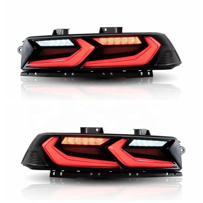 

Vland facotry LED car tail lamp For 2014 2015 Chevy Camaro LED Taillight Red signal with full LED reverse+DRL+Brake light