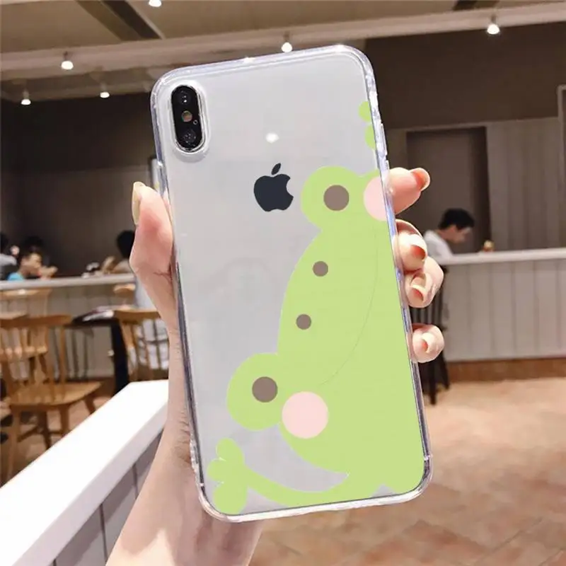 CARTOON Frog Phone Case Transparent soft For iphone 5 5s 5c se 6 6s 7 8 11 12 plus mini x xs xr pro max
CARTOON Frog Phone Case Transparent soft For iphone 5 5s 5c se 6 6s 7 8 11 12 plus mini x xs xr pro max
