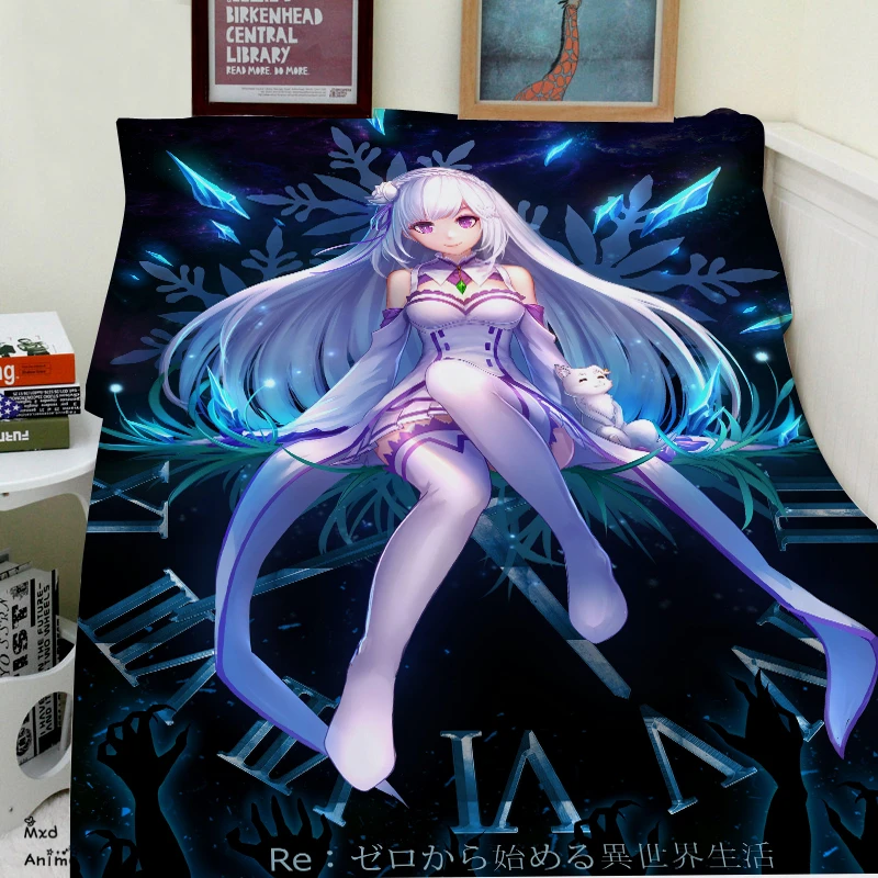 Японское аниме Re Zero kara Hajimeru Isekai Seikatsu Rem бархатное плюшевое одеяло с цветочным принтом для детей одеяло для девочек
Японское аниме Re Zero kara Hajimeru Isekai Seikatsu Rem бархатное плюшевое одеяло с цветочным принтом для детей одеяло для девочек