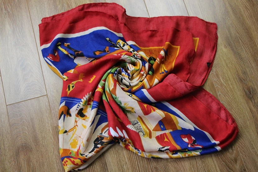 One size winter Keep warm Female Big shawl Square Comfortable cartoon pictures Women's scarf red blue
One size winter Keep warm Female Big shawl Square Comfortable cartoon pictures Women's scarf red blue