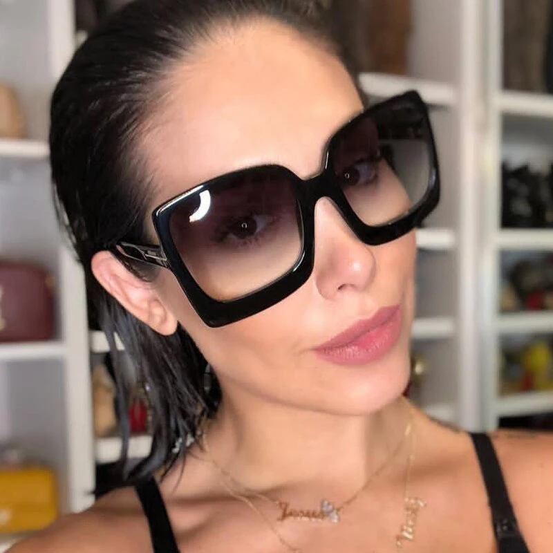 Vintage Oversized Square Sunglasses Women Luxury Brand Big Frame Sun Glasses For Women Black Fashion Gradient Female Oculos
Vintage Oversized Square Sunglasses Women Luxury Brand Big Frame Sun Glasses For Women Black Fashion Gradient Female Oculos