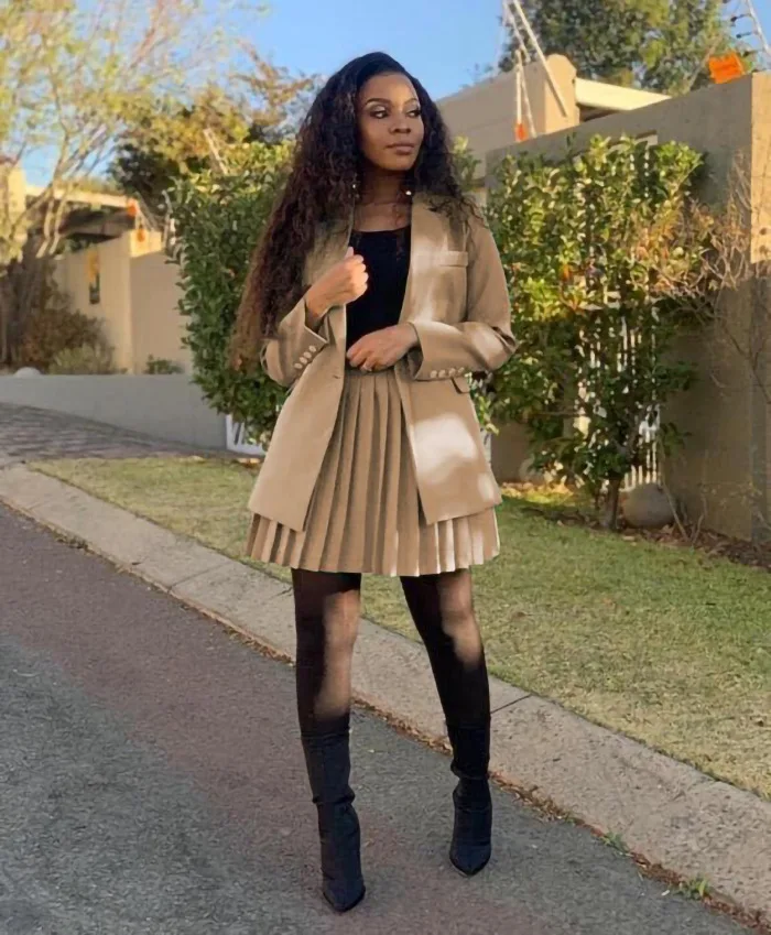 European American Two Piece Suit Skirt Women Wear high quality pleated BN070 dress suits sets office lady womens
European American Two Piece Suit Skirt Women Wear high quality pleated BN070 dress suits sets office lady womens