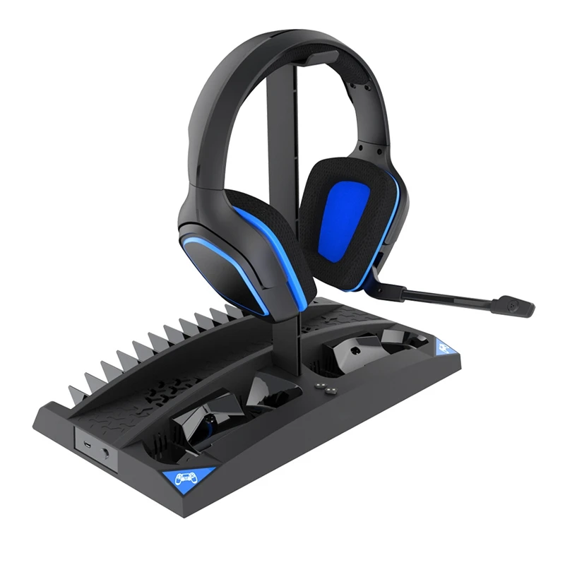 For PS4/SLIM/PRO 6-in-1 Charging Stand For PS4 Multi-function Cooling Fan Universal Handle Contact Charging Stand
For PS4/SLIM/PRO 6-in-1 Charging Stand For PS4 Multi-function Cooling Fan Universal Handle Contact Charging Stand