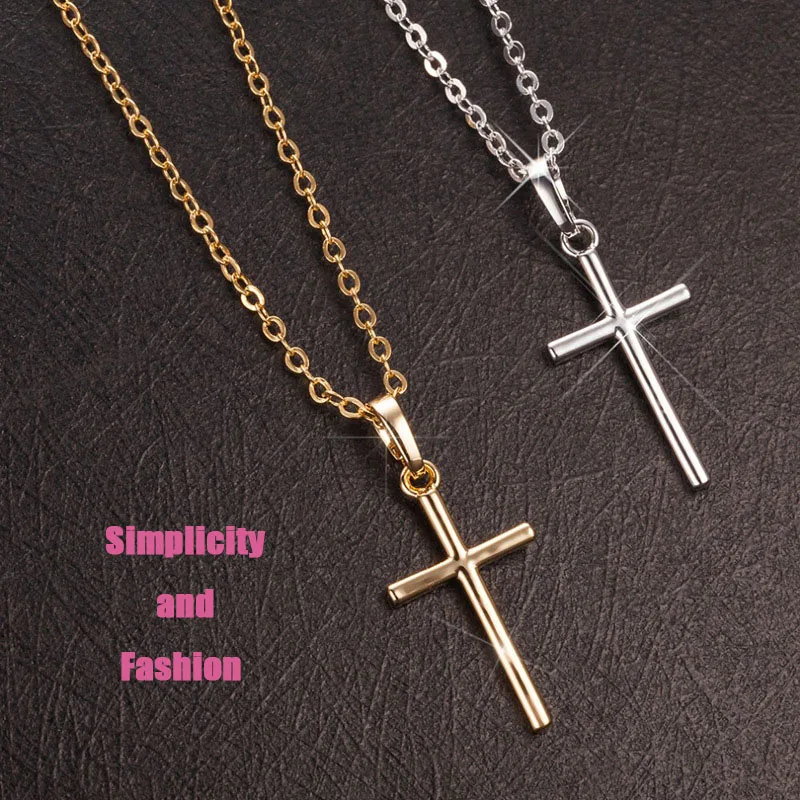 Fashion Cross Pendant Necklace Women's Simple Atmosphere Clavicle Chain Exquisite Metal Pendant Jewelry (Free Shipping)
Fashion Cross Pendant Necklace Women's Simple Atmosphere Clavicle Chain Exquisite Metal Pendant Jewelry (Free Shipping)