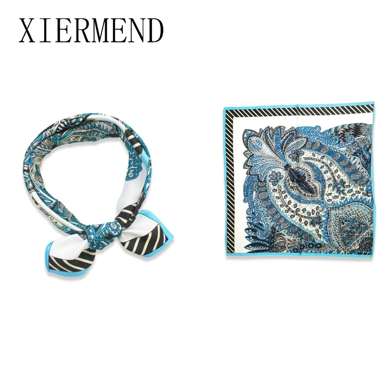 2021 XIERMEND new 53*53 Square Scarf Hair Tie Band Print Women Small scarf Retro Head Neck skinny scarf women
2021 XIERMEND new 53*53 Square Scarf Hair Tie Band Print Women Small scarf Retro Head Neck skinny scarf women