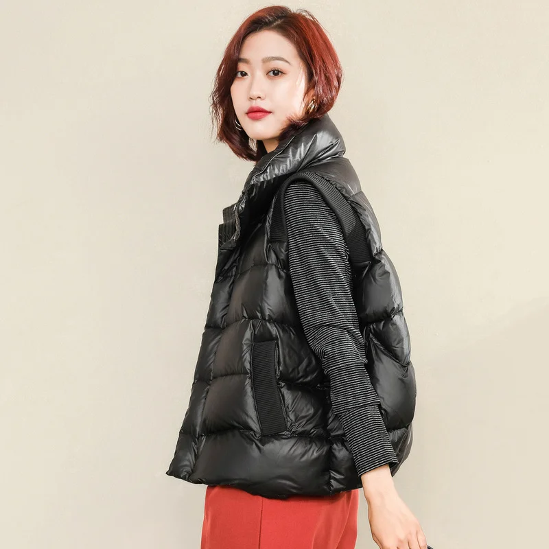 Winter temperament commuter white duck down vest women's zipper Korean light and thin coat tide warm stand collar dress
Winter temperament commuter white duck down vest women's zipper Korean light and thin coat tide warm stand collar dress