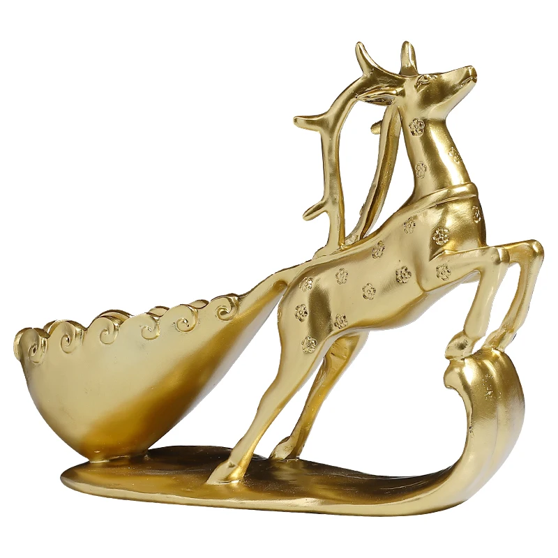 Golden Resin Statue Deer Wine Rack Sculpture Home Decoration Accessories Wine Cabinet Ornaments 
Golden Resin Statue Deer Wine Rack Sculpture Home Decoration Accessories Wine Cabinet Ornaments