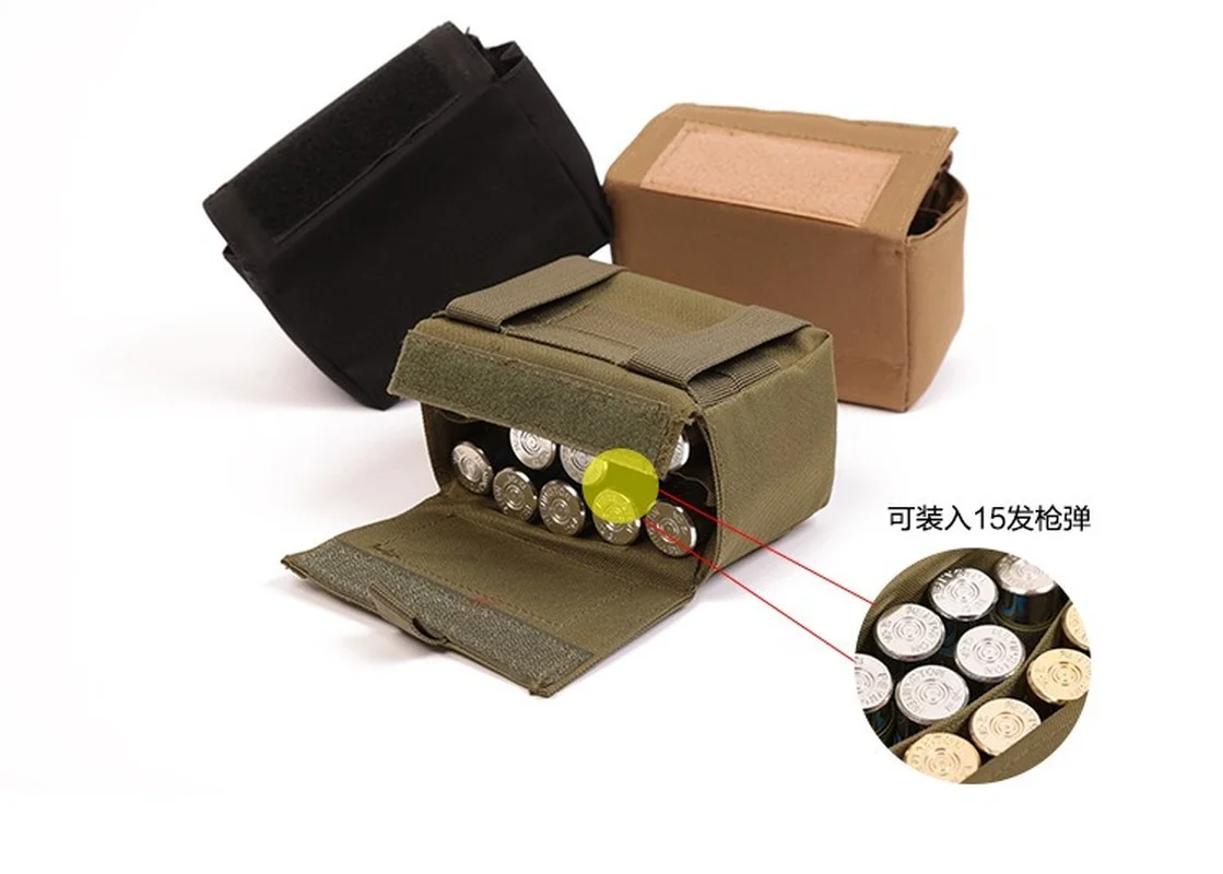 Tactical Shotgun Bullet Box 15 Bullet Box Bag New Multifunctional Tactical MOLLE Waist Bag Handbag Mini Bullet Ammo Bag
Tactical Shotgun Bullet Box 15 Bullet Box Bag New Multifunctional Tactical MOLLE Waist Bag Handbag Mini Bullet Ammo Bag