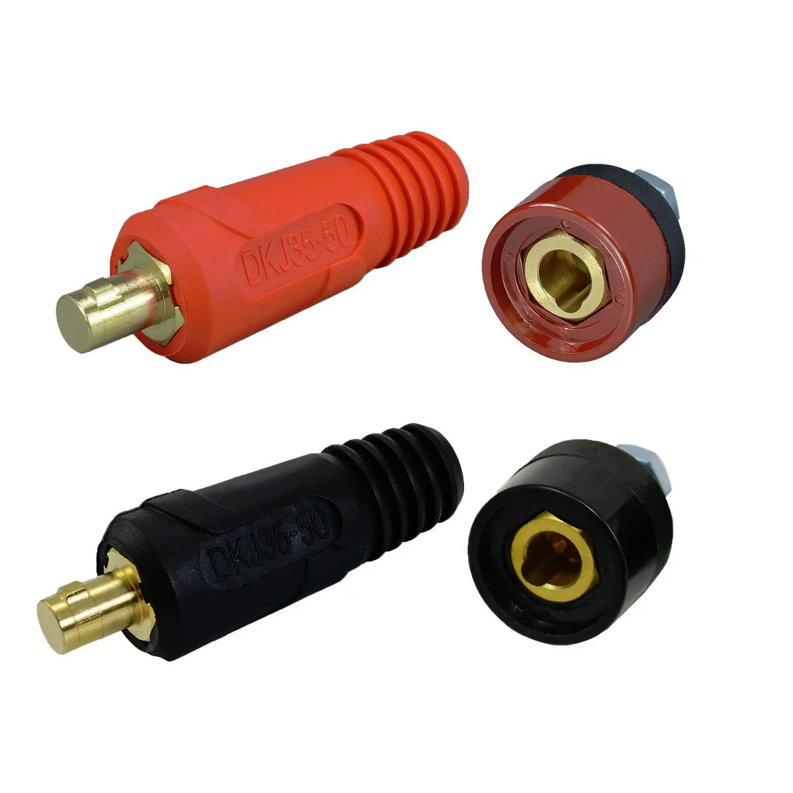 TIG Welding Cable Panel Connector Plug Dinse Style DKJ35-50 & DKZ35-50 2xConnector Socket And 2xConnector Plug
TIG Welding Cable Panel Connector Plug Dinse Style DKJ35-50 & DKZ35-50 2xConnector Socket And 2xConnector Plug