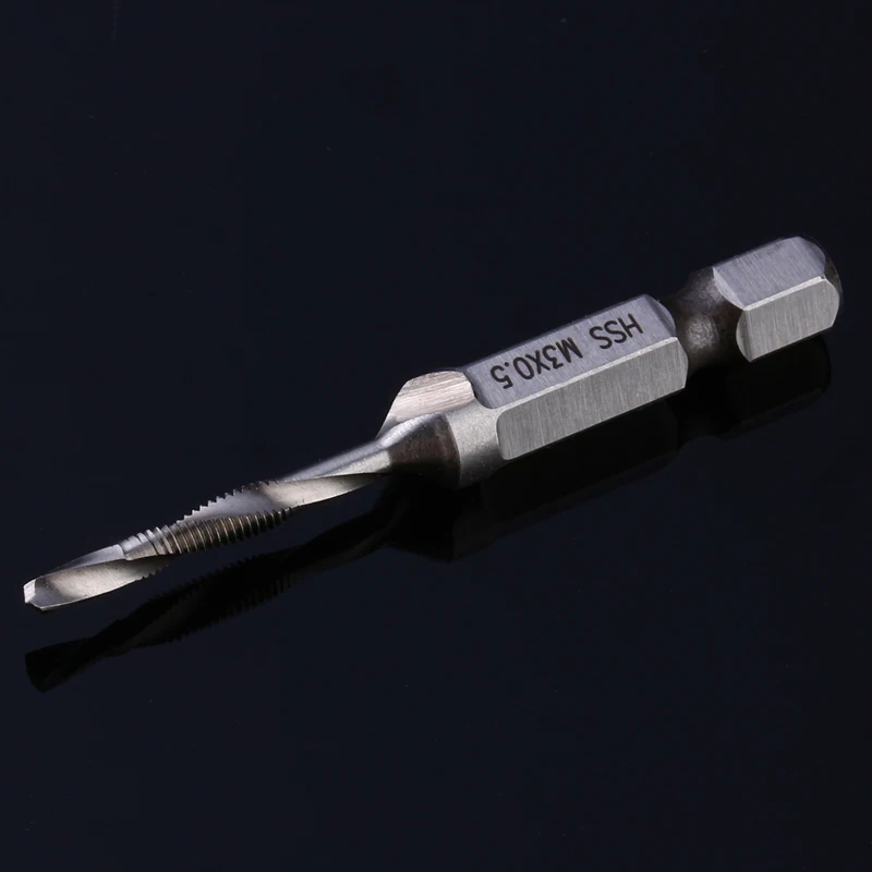 1/4 \\\"Hexagon Shank Tap Drill Set HSS Metric Right Hand Thread M10 Multifunction Integrated Tap Drill
1/4 \\\"Hexagon Shank Tap Drill Set HSS Metric Right Hand Thread M10 Multifunction Integrated Tap Drill