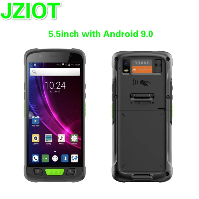 5 дюймовый портативный телефон 4G Wi-Fi bluetooth PDA беспроводной Pos-терминал 1D/2D сканер