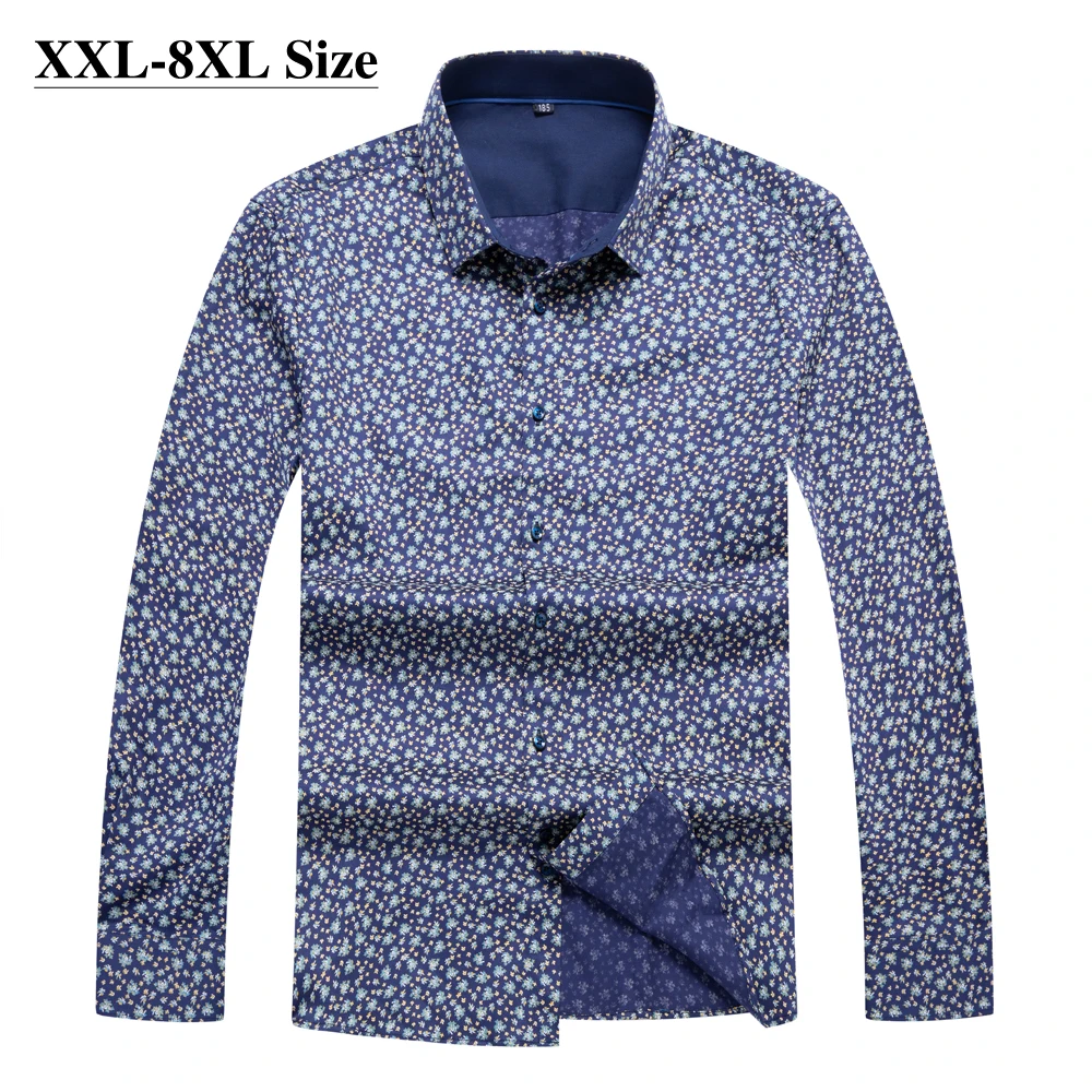 5XL 6XL 7XL 8XL размера плюс для мужчин для маленькой девочки с цветочным принтом, рубашка с длинными рукавами Новая Осенняя, повседневный стиль, с...
5XL 6XL 7XL 8XL размера плюс для мужчин для маленькой девочки с цветочным принтом, рубашка с длинными рукавами Новая Осенняя, повседневный стиль, с...
