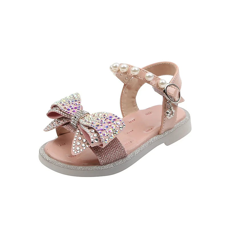 2021 Summer Children Sandals Girls Soft Bottom Rhinestone Princess Shoes Butterfly-knot Flats for Party Beach Shoes Kids Sweet
2021 Summer Children Sandals Girls Soft Bottom Rhinestone Princess Shoes Butterfly-knot Flats for Party Beach Shoes Kids Sweet