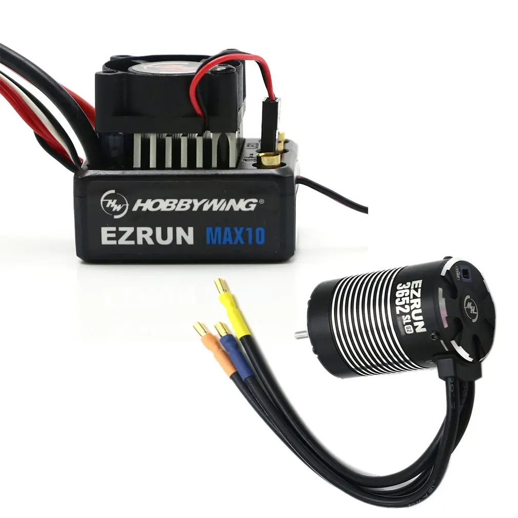 Hobbywing EZRUN MAX10 60A Waterproof Brushless ESC 3652 G2 Brushless Motor Combo High Efficiency Sensorless
Hobbywing EZRUN MAX10 60A Waterproof Brushless ESC 3652 G2 Brushless Motor Combo High Efficiency Sensorless