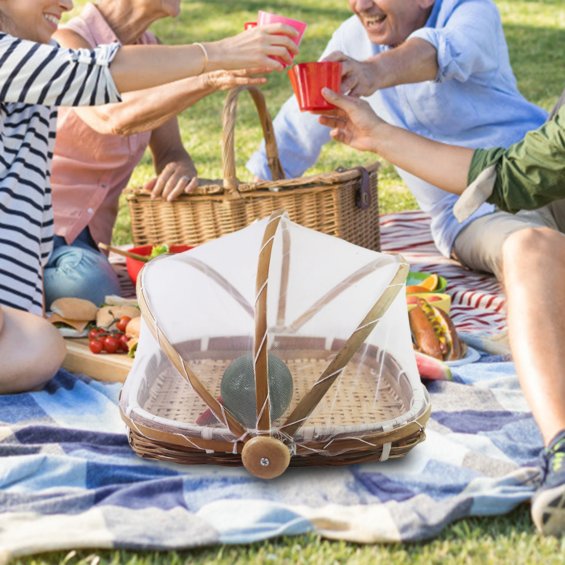 Bamboo Woven Dustpan Woven Storage Tray Handmade Bamboo Container With Cover Dustproof Picnic Fruit Tray
Bamboo Woven Dustpan Woven Storage Tray Handmade Bamboo Container With Cover Dustproof Picnic Fruit Tray