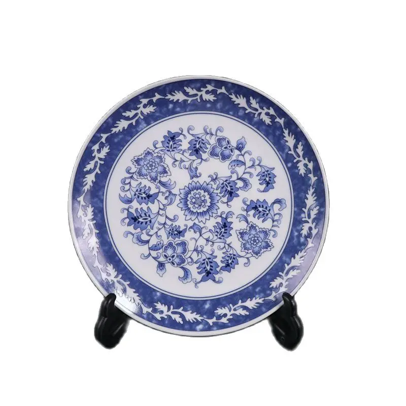 Jingdezhen Porcelain Blue and White Flower Pattern Appreciation Plate 2 Ancient Porcelain Collection
Jingdezhen Porcelain Blue and White Flower Pattern Appreciation Plate 2 Ancient Porcelain Collection