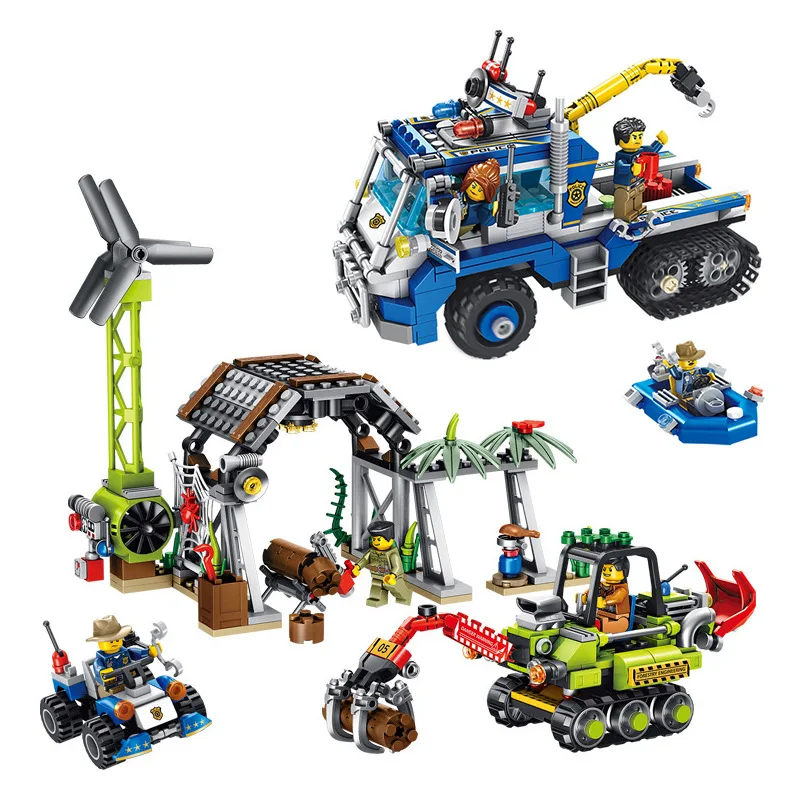 City Forest Police Enginering Truck Models Educational Building Blocks Toys For Boys DIY Birthday Gift Small Brick Panlos681005
City Forest Police Enginering Truck Models Educational Building Blocks Toys For Boys DIY Birthday Gift Small Brick Panlos681005