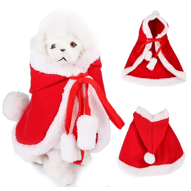 Pet Dog Christmas Cat Cloak Hooded Style Keep Warm Cat Dog Clothing Dogs Costume Pet Clothing Coat Pets Costume Clothes New
Pet Dog Christmas Cat Cloak Hooded Style Keep Warm Cat Dog Clothing Dogs Costume Pet Clothing Coat Pets Costume Clothes New