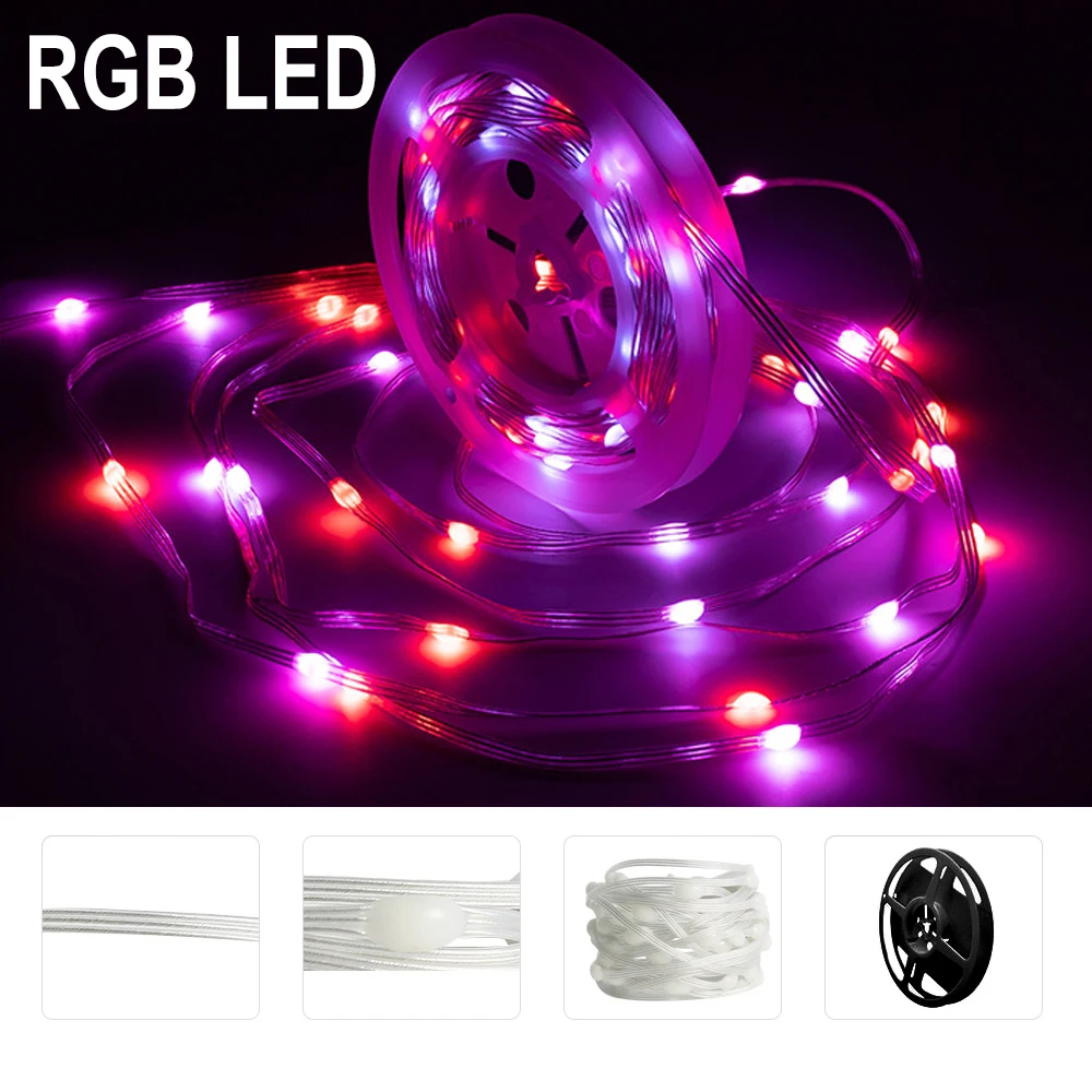 10LEDs/m USB Led Strip Lamp RGB Fairy Light Waterproof Christmas Wedding Party Decoration Festival Wedding With Remote Control
10LEDs/m USB Led Strip Lamp RGB Fairy Light Waterproof Christmas Wedding Party Decoration Festival Wedding With Remote Control