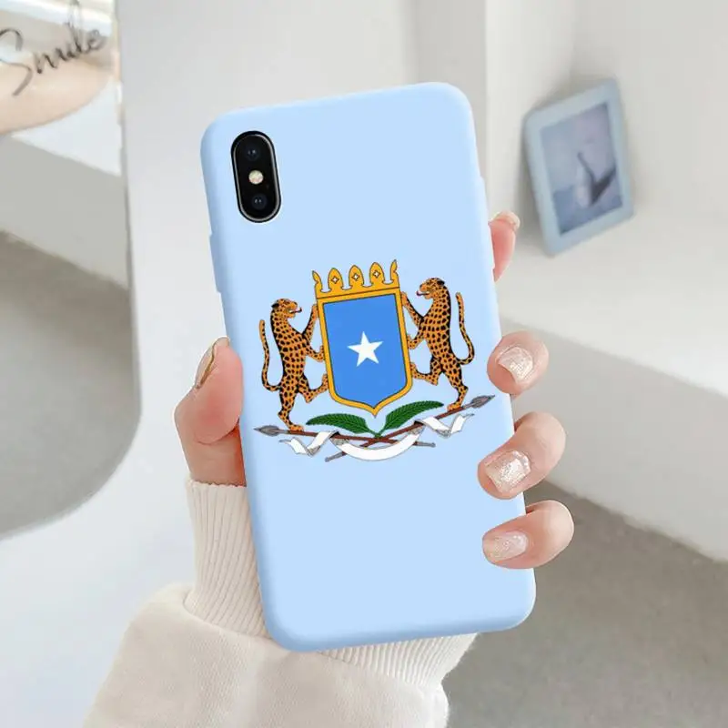 Somali Somalia National Flag Coat Of Arms Phone Case For Iphone 6 6s 7 8 Plus XR X XS 11 12 Pro Max Candy Blue Silicone Cover 
Somali Somalia National Flag Coat Of Arms Phone Case For Iphone 6 6s 7 8 Plus XR X XS 11 12 Pro Max Candy Blue Silicone Cover