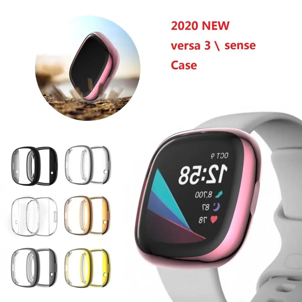 TPU Case For Fitbit Versa 3 Smart Watch Frame Full Protective Cover Shell Accessories For Fitbit Sense Fall Protection Bumper
TPU Case For Fitbit Versa 3 Smart Watch Frame Full Protective Cover Shell Accessories For Fitbit Sense Fall Protection Bumper