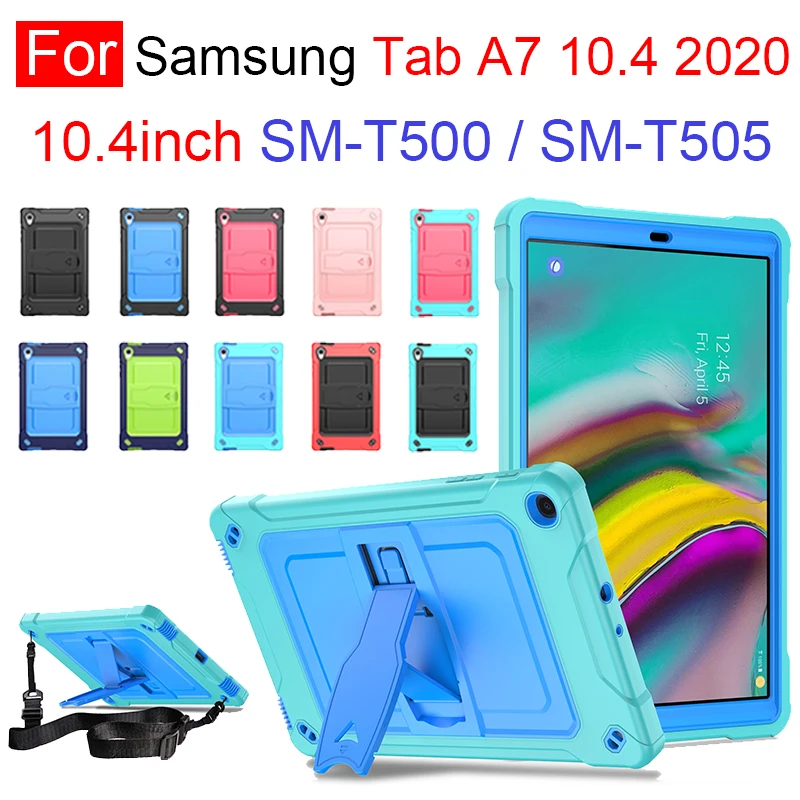 For Samsung Galaxy Tab A7 10.4 2020 SM T500 T505 Full Body Shockproof Rugged Hybrid Case With Kickstand
For Samsung Galaxy Tab A7 10.4 2020 SM T500 T505 Full Body Shockproof Rugged Hybrid Case With Kickstand