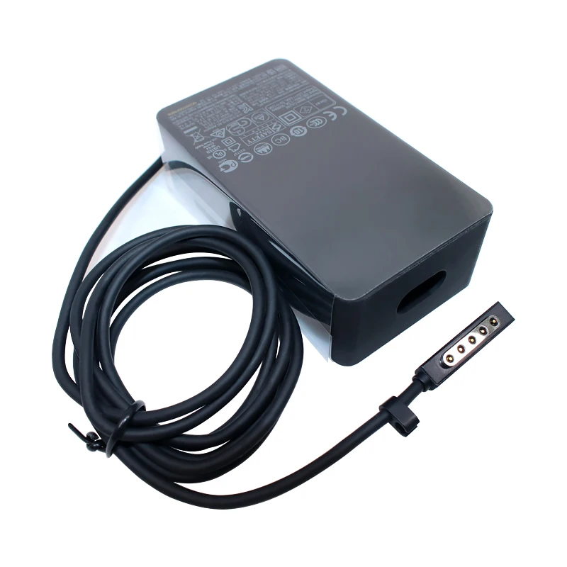 

12V 3.6A 48W for Microsoft Surface Pro 1/2 RT Windows 8 Power Adapter 1601 1536 Charger Fast Charge with 5V 1A