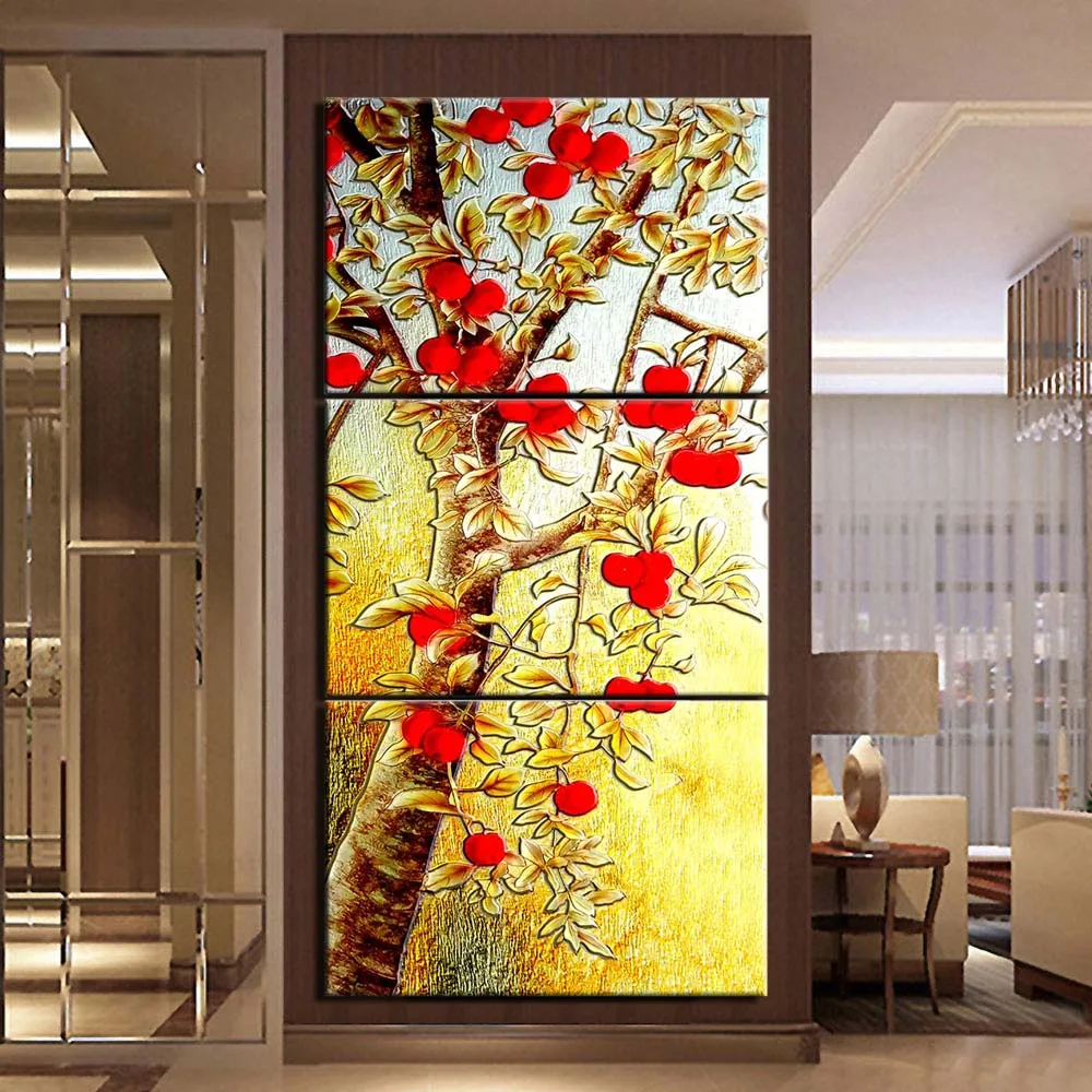 3 Pieces Abstract Golden Tree Poster Home Decor Wall Art Canvas Paintings Framework Prints Pictures
3 Pieces Abstract Golden Tree Poster Home Decor Wall Art Canvas Paintings Framework Prints Pictures