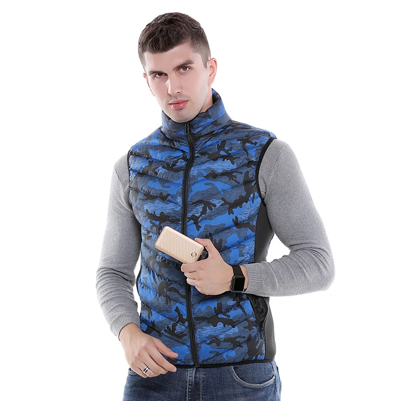 ZYNNEVA Men Women Electric Heating Vest Winter Thermal Warm Heated Camouflage Jacket Fishing Big Size L-6XL Waistcoat GC1103
ZYNNEVA Men Women Electric Heating Vest Winter Thermal Warm Heated Camouflage Jacket Fishing Big Size L-6XL Waistcoat GC1103