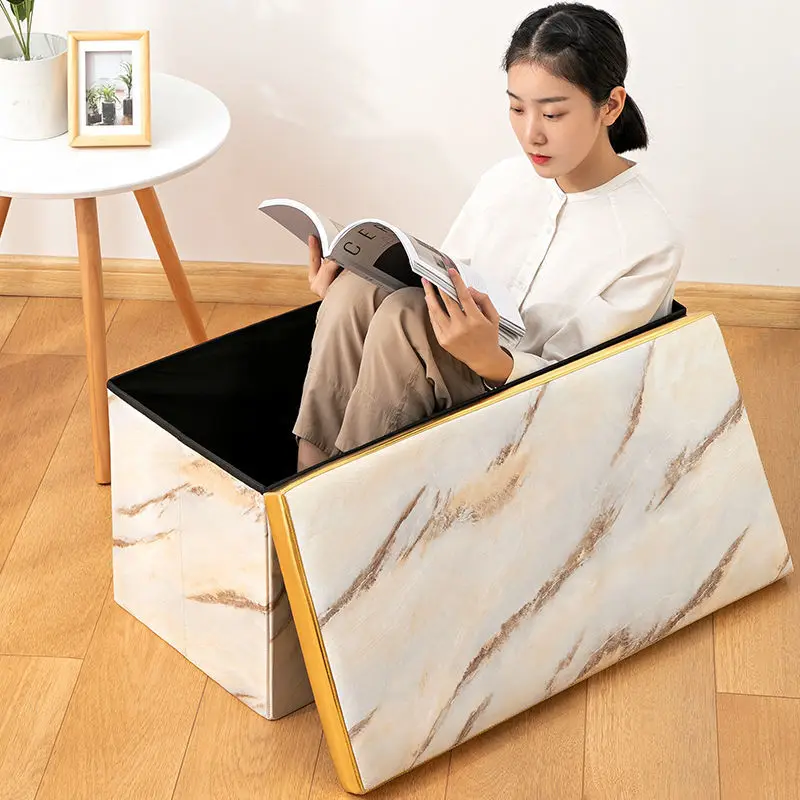 Marble Pattern Storage Stool Furniture For Home Ottoman Leather Material Clothing Toy Snack Storage Sofa Chairs Fashion Stool
Marble Pattern Storage Stool Furniture For Home Ottoman Leather Material Clothing Toy Snack Storage Sofa Chairs Fashion Stool