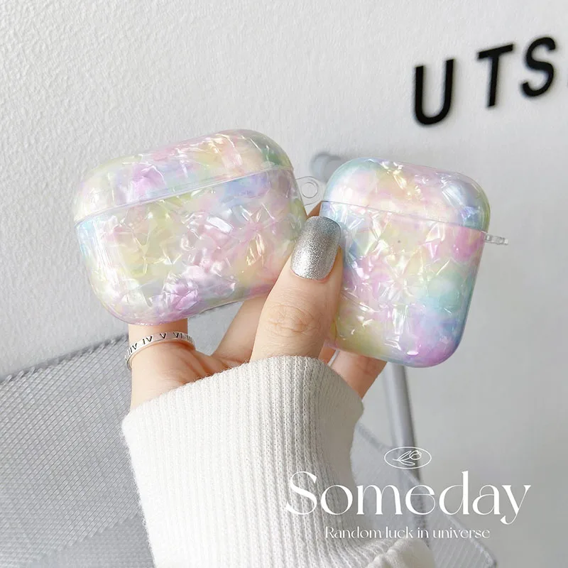 Luxury Dreamy Gorgeous Shell Glossy TPU Headset Box For apple AirPods 1 2 Wireless Earphone Case Cover For AirPods Pro 3 Cute
Luxury Dreamy Gorgeous Shell Glossy TPU Headset Box For apple AirPods 1 2 Wireless Earphone Case Cover For AirPods Pro 3 Cute